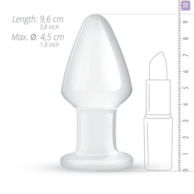 Скляна анальна пробка Gildo Glass Buttplug No. 25 SO4416 фото