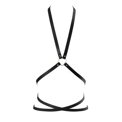 Портупея из экокожи Bijoux Indiscrets Maze – Multi-Way Body Harness Black SO5914 фото