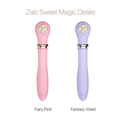 Пульсатор с подогревом Zalo Sweet Magic - Desire Fantasy Violet, турбо режим SO6679 фото