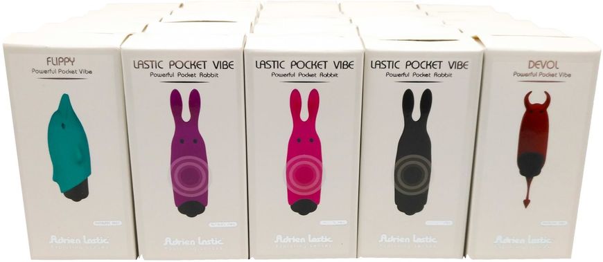 Набір вібраторів Adrien Lastic Pocket Vibe (25 штук) AD90506 фото