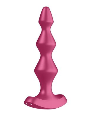 Анальный стимулятор-бусины с двумя моторами Satisfyer Lolli-Plug 1 Berry SO4925 фото