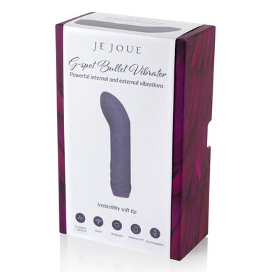 Преміум вібратор Je Joue - G-Spot Bullet Vibrator Purple з глибокою вібрацією SO3041 фото