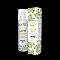 Массажное масло EXSENS Organic Spear Mint 50мл разогревающее, без сахара, без парабенов, съедобное SO2380 фото