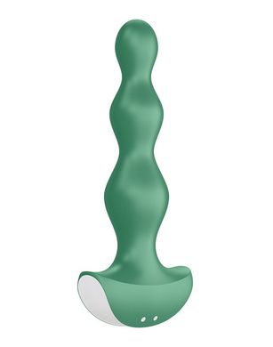 Анальний стимулятор-намистини з двома моторами Satisfyer Lolli-Plug 2 Green SO4926 фото