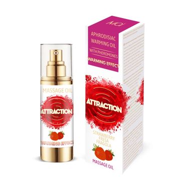 Разогревающее массажное масло с феромонами MAI PHEROMON MASSAGE OIL - STRAWBERRY (30 мл) SO3952 фото