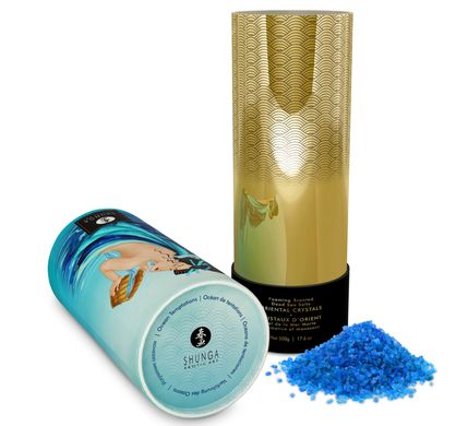 Пінлива сіль для ванни Shunga Dead Sea salt Oriental Crystals — Ocean Temptations (500 г), сіль Мерт SO6894 фото