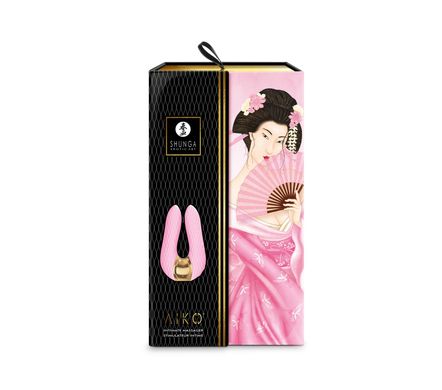 Вибратор для клитора Shunga Aiko Light Pink, гибкие кончики SO6901 фото