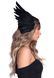 Пов’язка на голову з крилами Leg Avenue Feather headband Black, пір’я та натуральна шкіра SO7944 фото 3