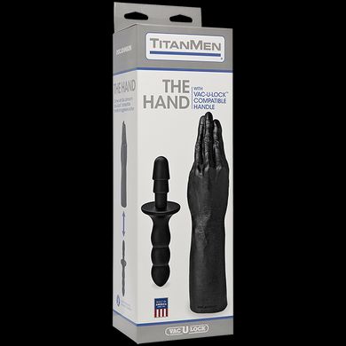 Рука для фістингу Doc Johnson Titanmen The Hand with Vac-U-Lock Compatible Handle, діаметр 6,9 см SO2810 фото