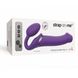 Безремневой страпон с вибрацией Strap-On-Me Vibrating Violet L, диам. 3,7см, пульт ДУ, регулируемый SO3826 фото 5