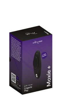 Смарт-вібратор у трусики We-Vibe Moxie+ Satin Black, оновлений пульт ДК SO6973 фото