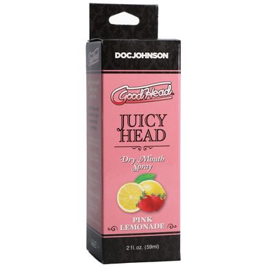 Увлажняющий оральный спрей Doc Johnson GoodHead – Juicy Head Dry Mouth Spray – Pink Lemonade 59мл SO6065 фото