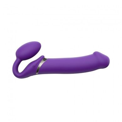 Безремневой страпон с вибрацией Strap-On-Me Vibrating Violet XL, диам. 4,5см, пульт ДУ, регулируемый SO3827 фото